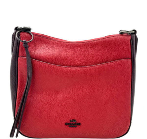 Coach Chaise Colorblock Crossbody Bag - Brick Red Multi