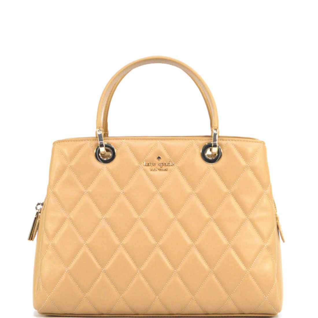 Kate Spade Carey Quilted Sullivan Satchel - Tiramisu