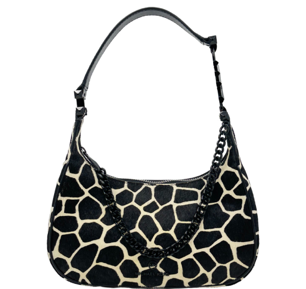 Michael Kors Piper Small Pouchette Black/Optic White