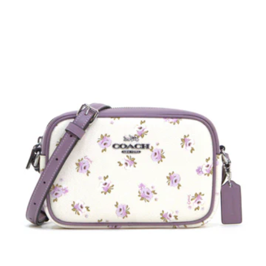 Coach Mini Jamie Camera Bag With Floral Print - Chalk Multi