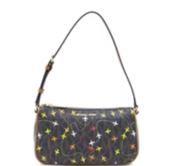 Michael Kors Jet set Medium Pouchette - Brown Multi