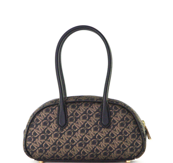 Michael Kors Lulu Small Satchel - Black/Gold