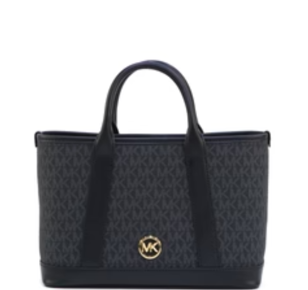 Michael Kors Luisa Small Signature Satchel - Black