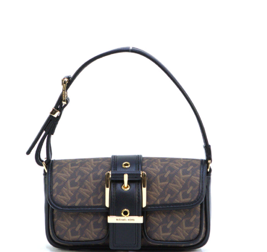 Michael Kors Colby Extra Small Pouchette - Brown/Black