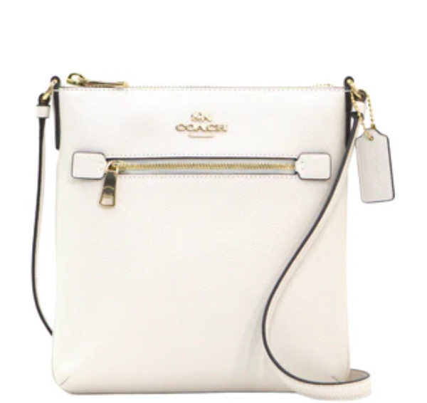 Coach Mini Rowan Crossbody File Bag - Chalk