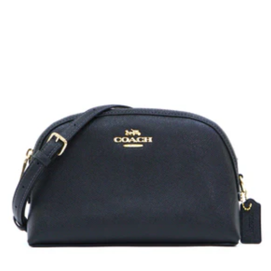 Coach Cross Grain Madison Crossbody - Black