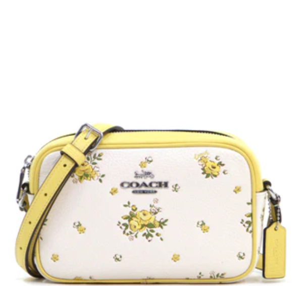 Coach Mini Jamie Camera Bag With Floral Print - Chalk Multi