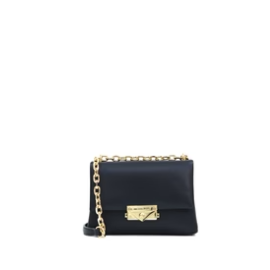 Michael Kors Cece Small Convertible Flap Crossbody Bag- Black
