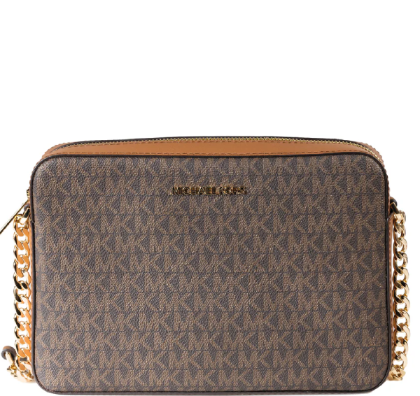 Michael Kors Jet Set East West Large Crossbody Bag - Brown