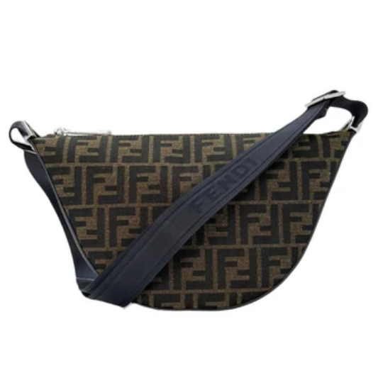Fendi Jacquard  Crossbody - Brown