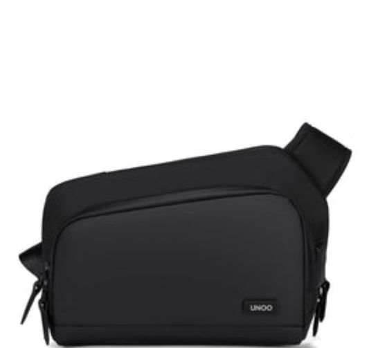 UNOO Platoon Crossbody Sling Bag - Black