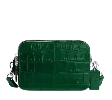 Coach Croc Embossed Charter Crossbody Bag 19- Ivy