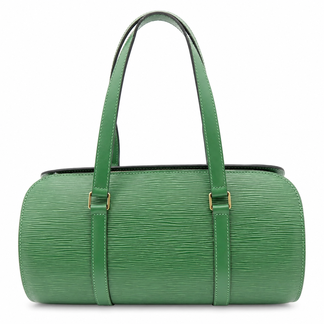 Louis Vuitton Soufflot Green Epi Leather Handbag