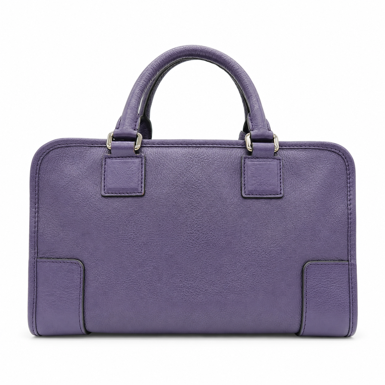 Loewe Amazona Purple Leather Top Handle Bag