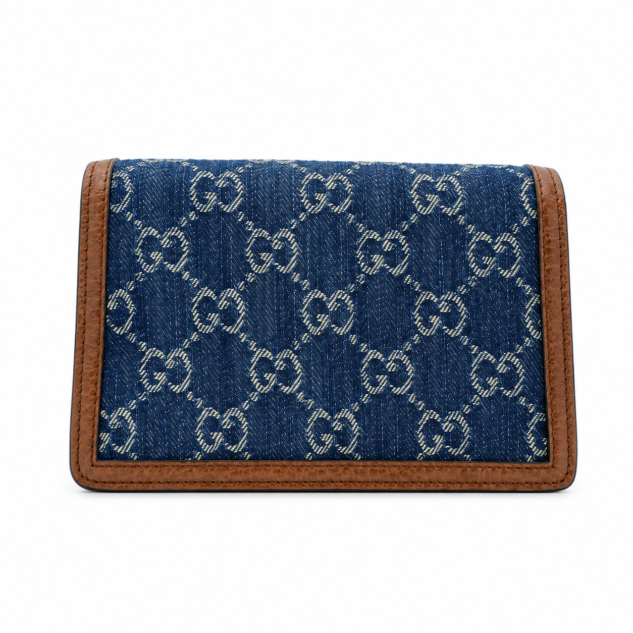 Gucci Dionysus Crossbody Bag Women’s Navy Denim GG Supreme Chain Shoulder Bag