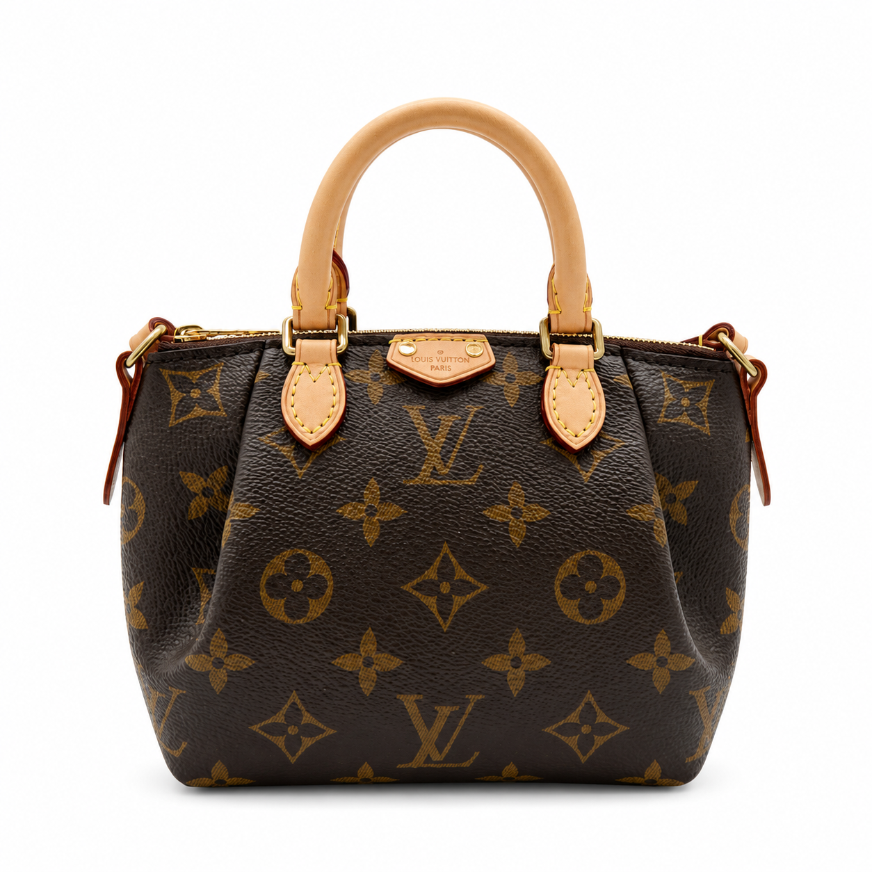 Louis Vuitton Nano Turenne Monogram Canvas Crossbody Bag Rare Mini Top Handle - Pre Loved