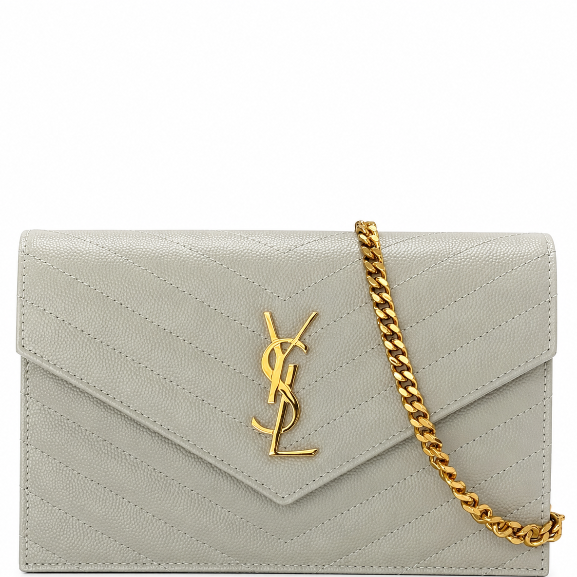 Saint Laurent YSL Cassandre Matelasse Large Flap Wallet
