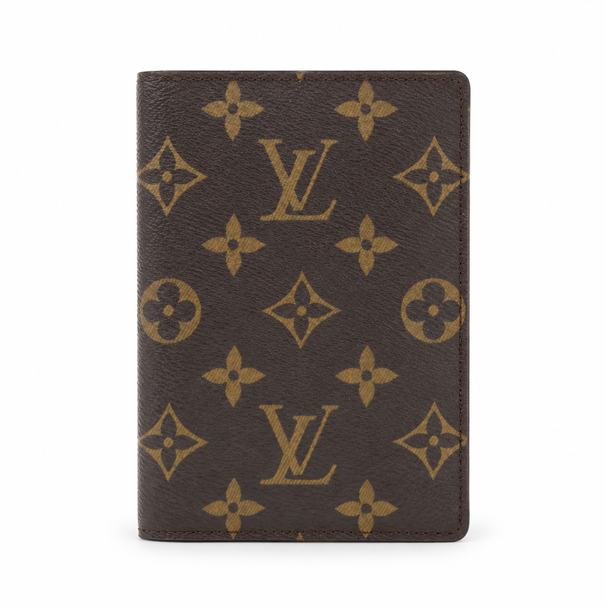 Louis Vuitton Monogram Canvas Passport Holder – Brown