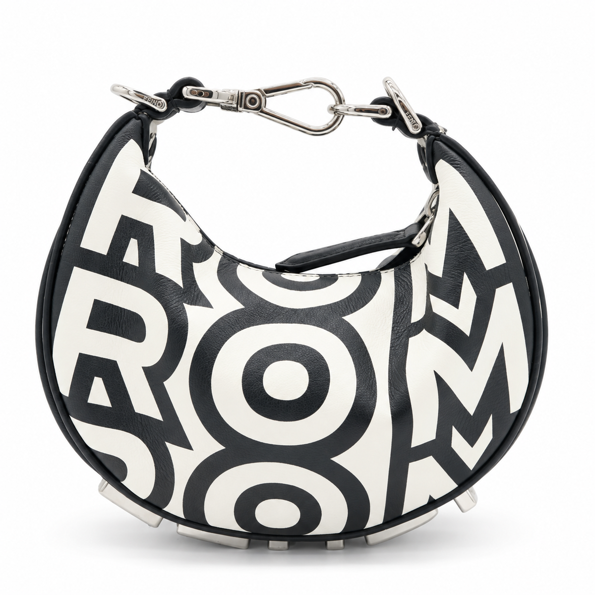 Fendi X Marc Jacobs Nano Fendigraphy Charm Bag - White/Black