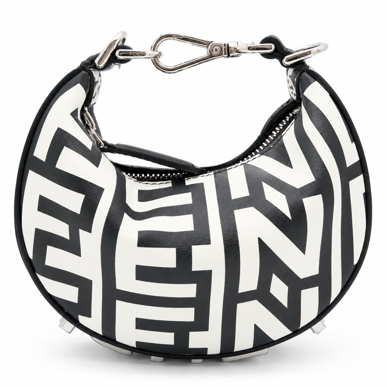 Fendi X Marc Jacobs Nano Fendigraphy Charm Bag - White/Black