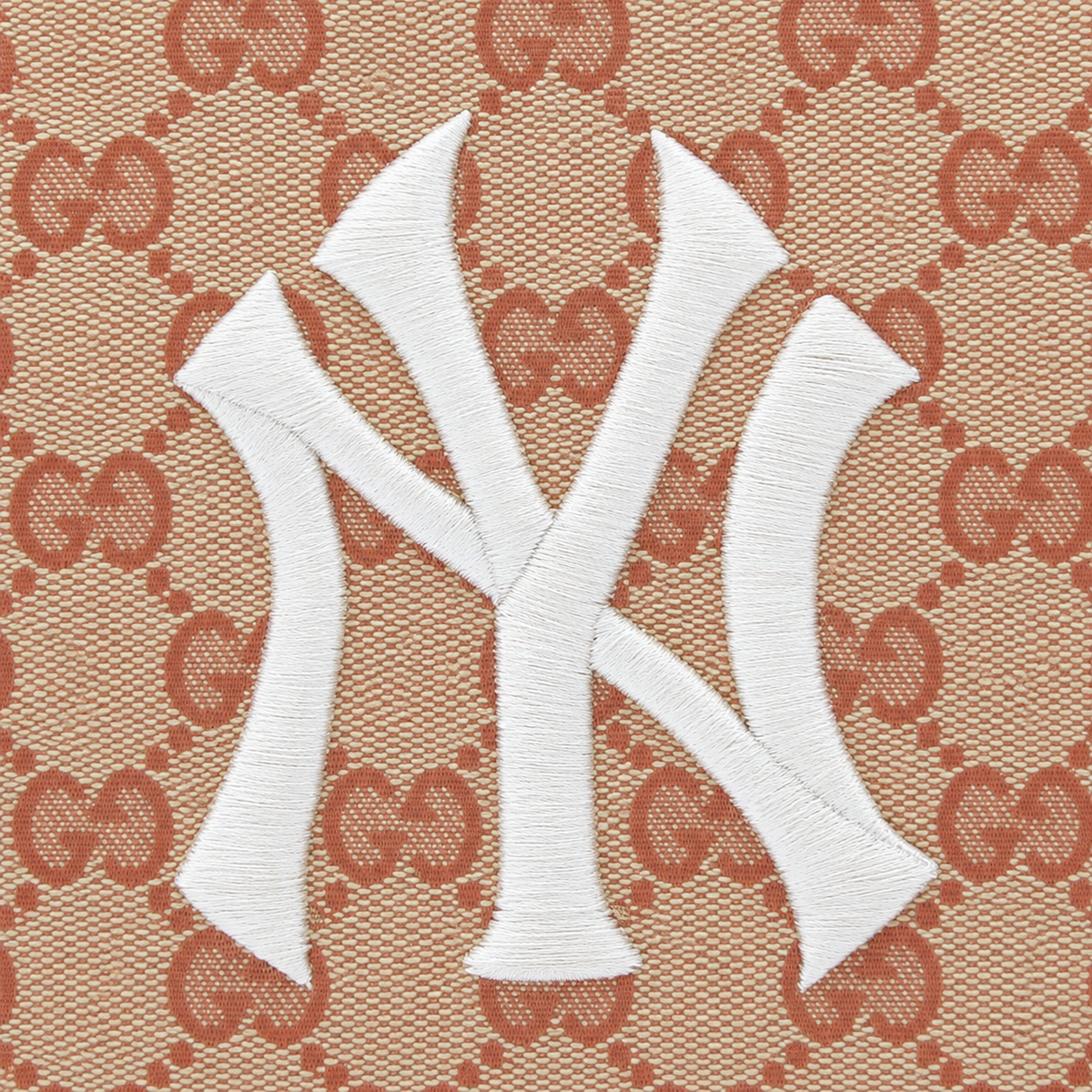 Gucci GG Canvas New York Yankees Backpack – Beige & Pink