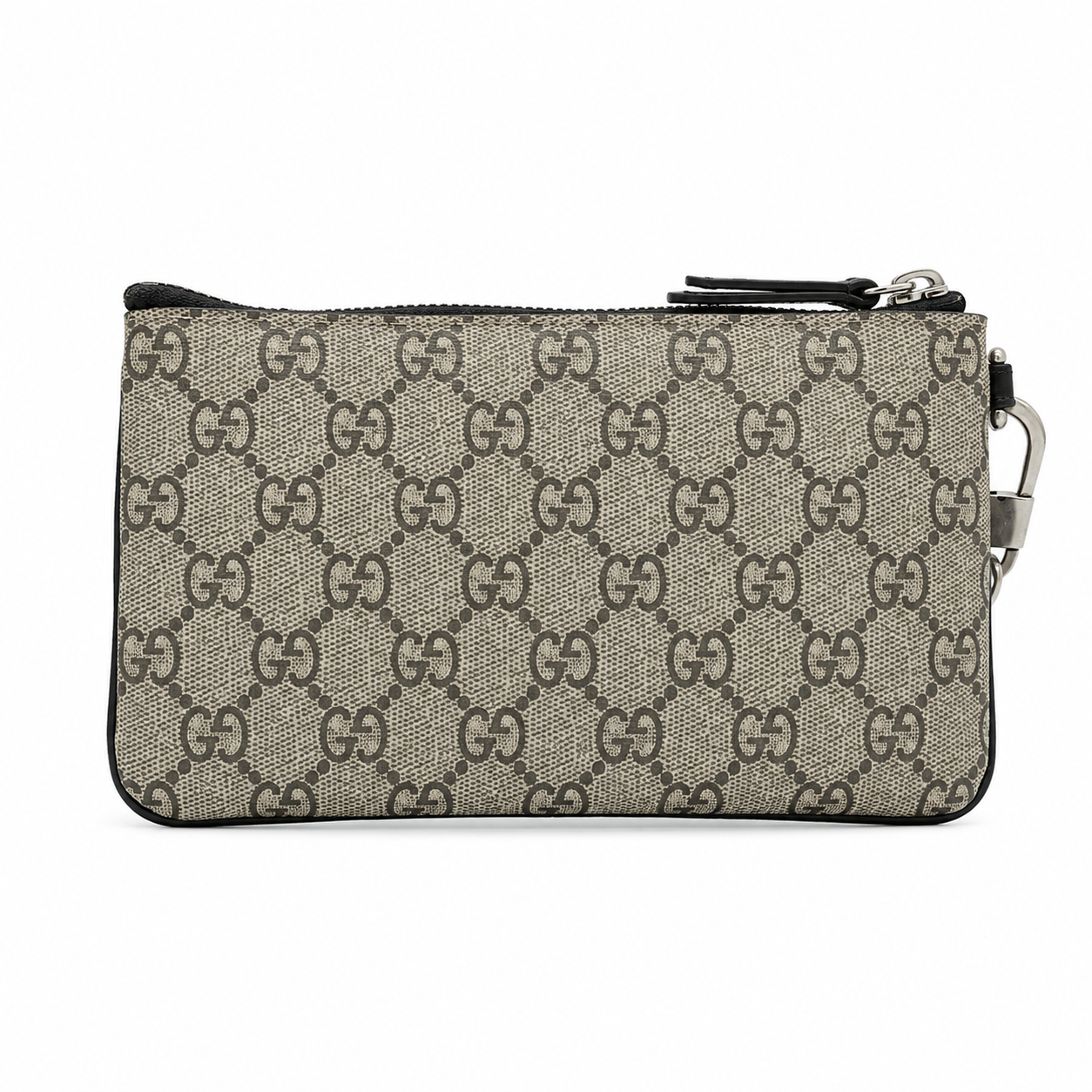 Gucci GG Supreme Kingsnake Print Canvas Zip Pouch