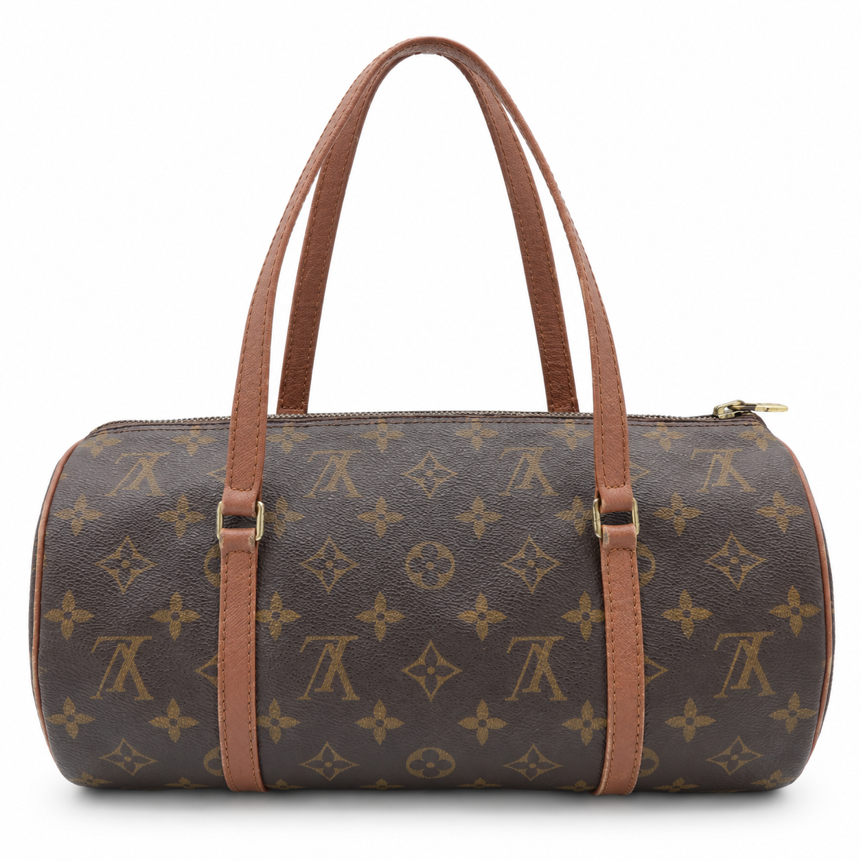 Louis Vuitton Papillon 26 Monogram Canvas Barrel Shoulder Bag