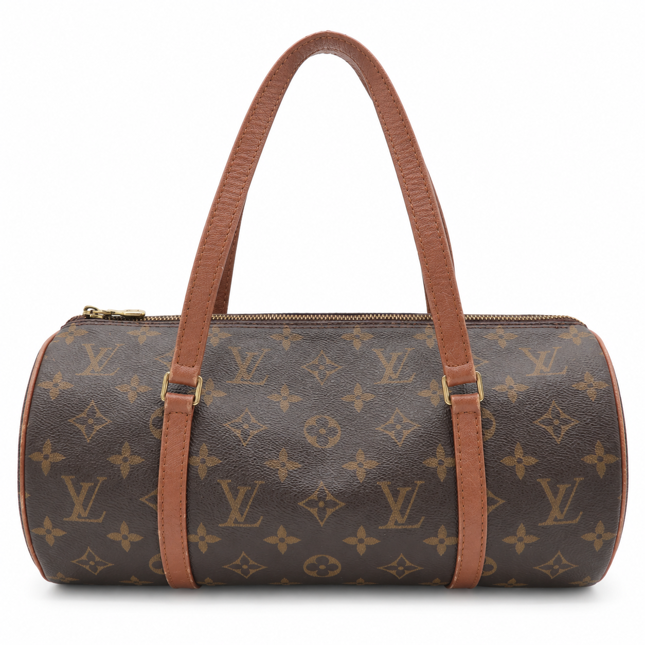 Louis Vuitton Papillon 26 Monogram Canvas Barrel Shoulder Bag