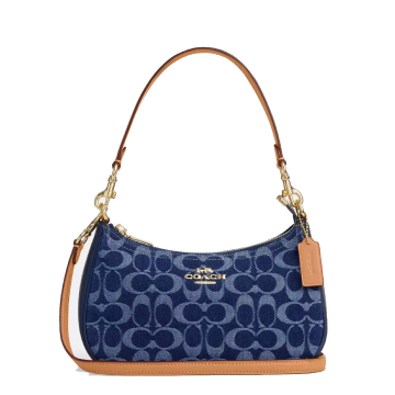 Coach Teri Mini Signature - Denim/Natural