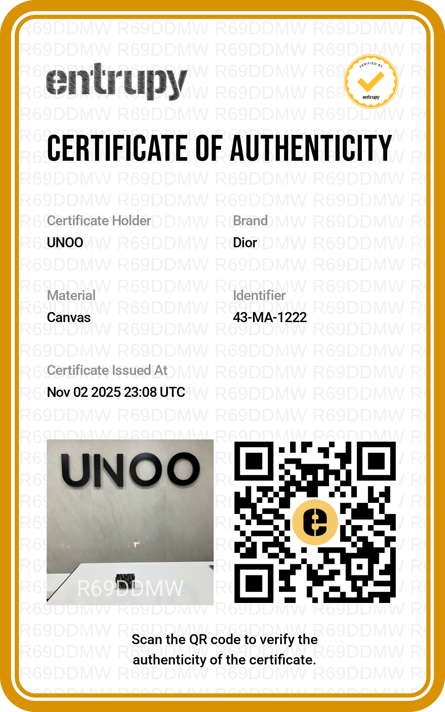 Christian Dior Saddle Chain Wallet - PRE OWNED