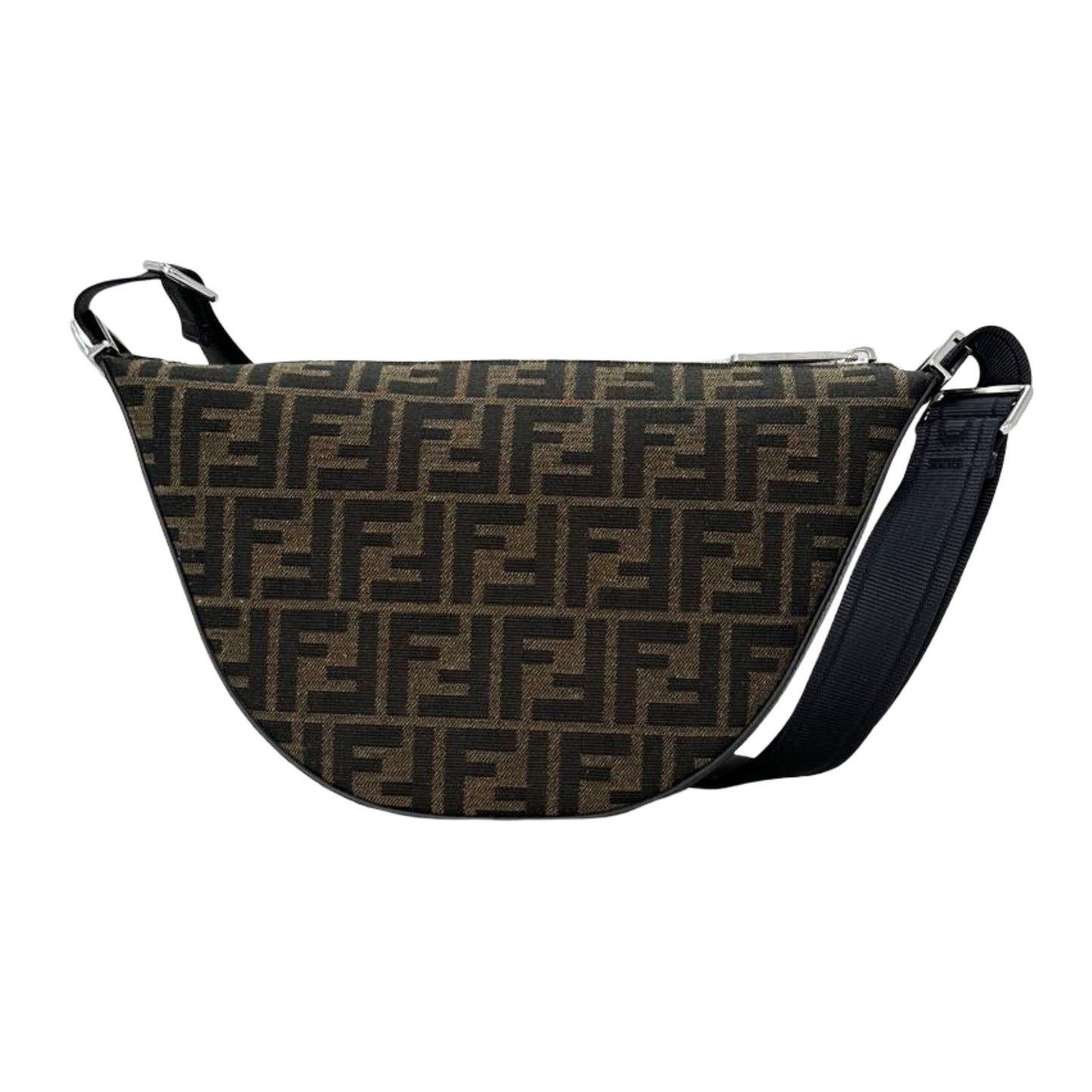 Fendi Jacquard  Crossbody - Brown
