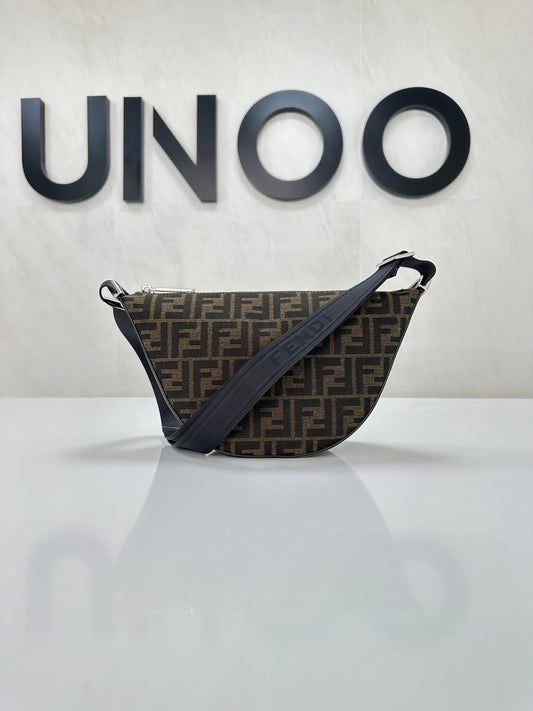 Fendi Jacquard  Crossbody - Brown
