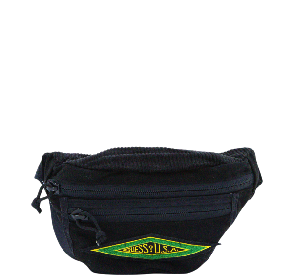 Guess Corduroy Fanny Pack - Black