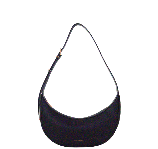Michael Kors Avra Medium Convertible Leather Sling Crossbody - Black