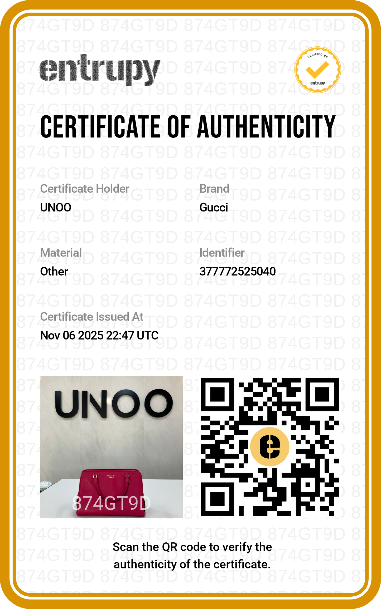 Gucci Soho Bag - PRE OWNED