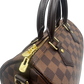 Louis Vuitton Speedy 25 Damier Ebene Canvas Brown Top Handle Handbag