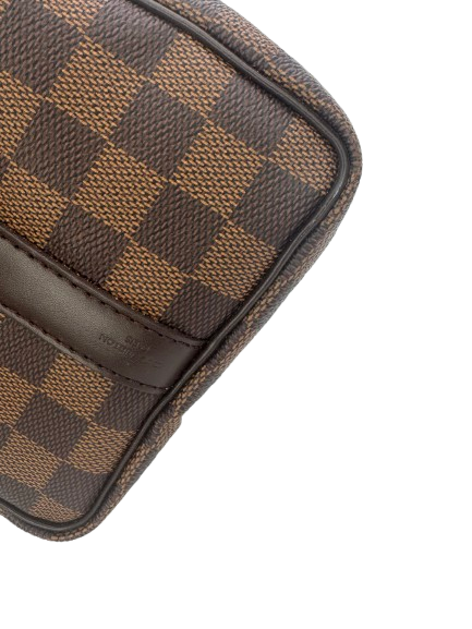 Louis Vuitton Speedy 25 Damier Ebene Canvas Brown Top Handle Handbag