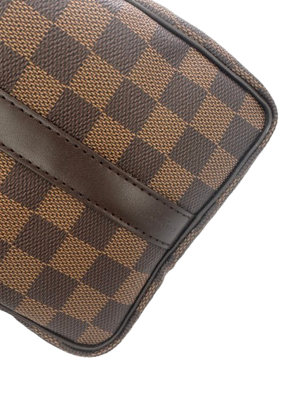 Louis Vuitton Speedy 25 Damier Ebene Canvas Brown Top Handle Handbag