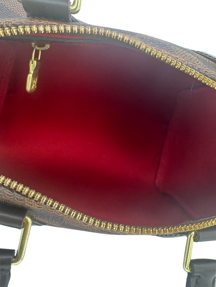 Louis Vuitton Speedy 25 Damier Ebene Canvas Brown Top Handle Handbag