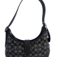 Coach Swinger 20 Crystal Signature Jacquard Shoulder Handbag – Black