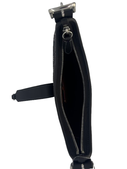 Coach Swinger 20 Crystal Signature Jacquard Shoulder Handbag – Black