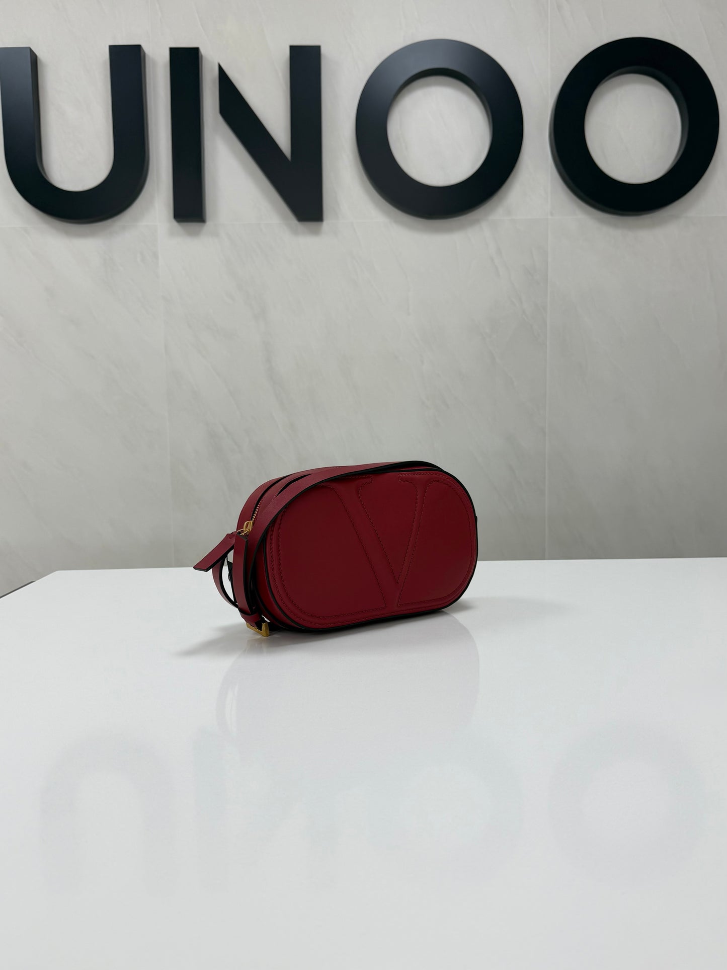 Valentino Garavani  Vlogo Walk Crossbody Bag- Red