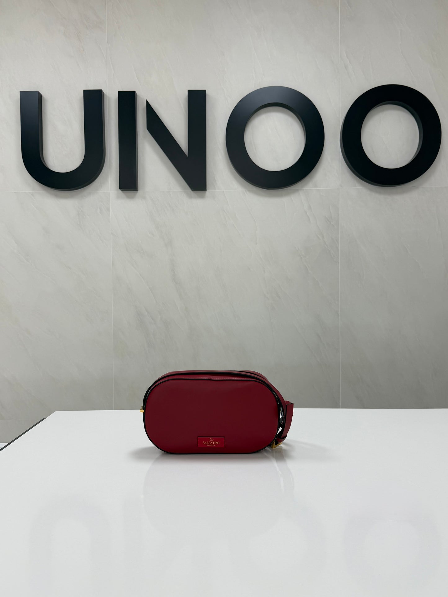 Valentino Garavani  Vlogo Walk Crossbody Bag- Red