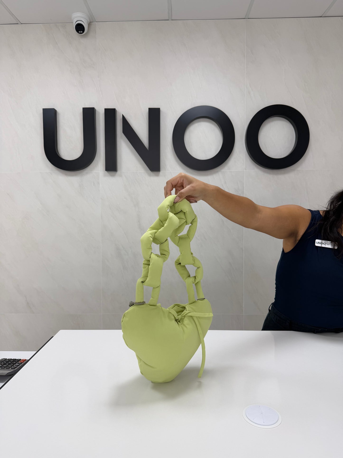 Coach Coachtopia Loop Puffy Heart Bag - Pale Lime