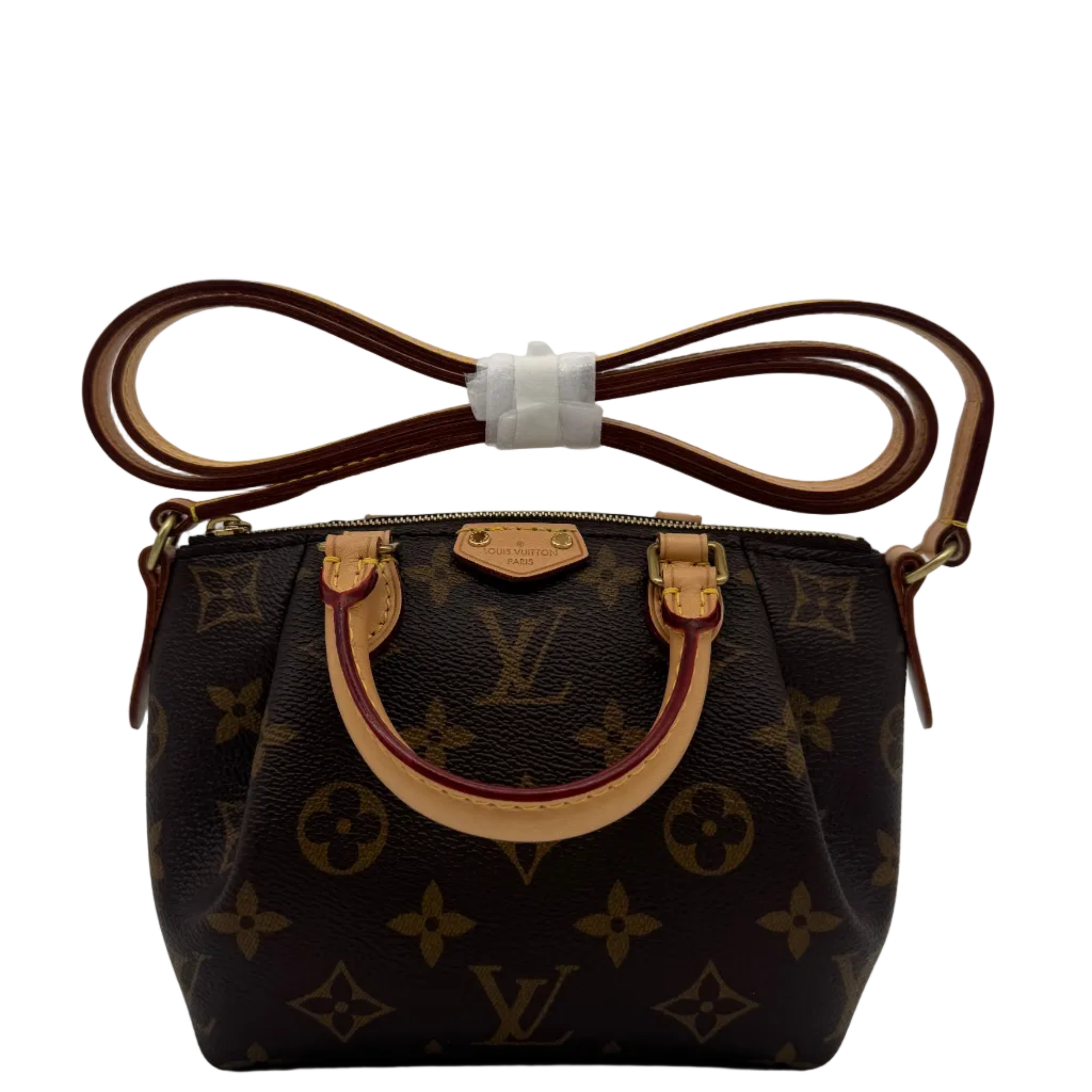 Louis Vuitton Nano Turenne Monogram Canvas Crossbody Bag Rare Mini Top Handle - Pre Loved