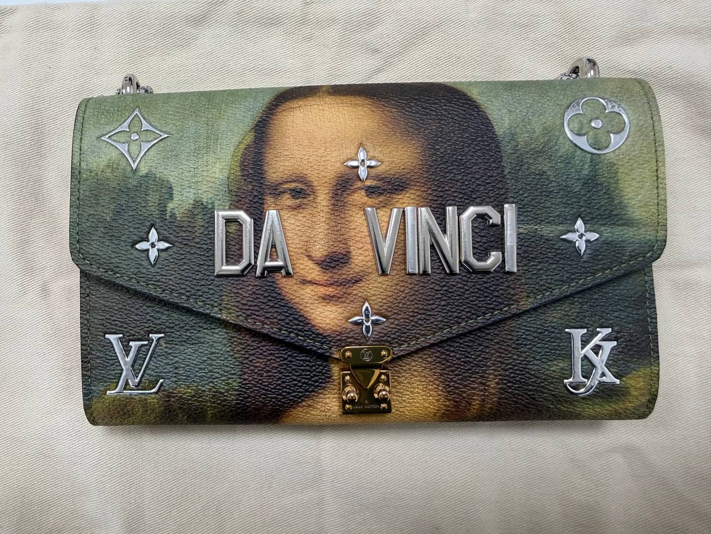 Louis Vuitton Chain Wallet Pouchette Mona Lisa - PRE OWNED