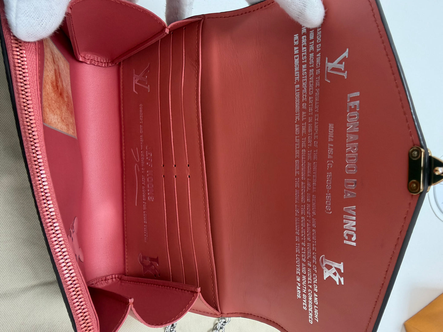 Louis Vuitton Chain Wallet Pouchette Mona Lisa - PRE OWNED