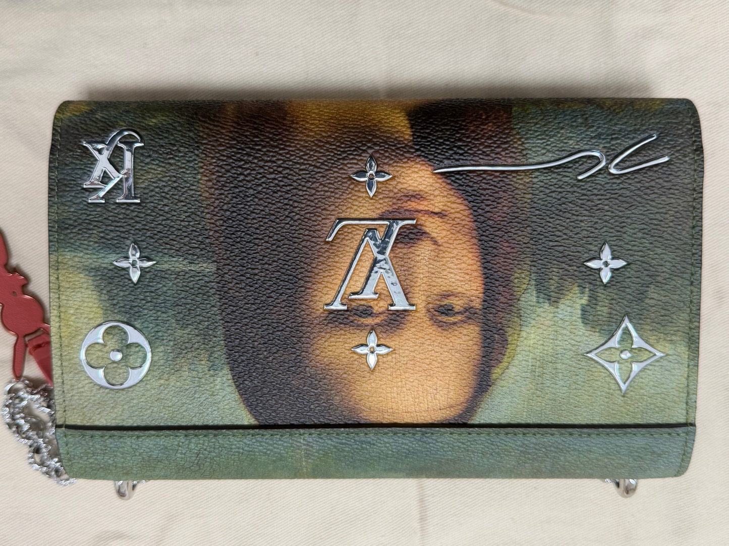 Louis Vuitton Chain Wallet Pouchette Mona Lisa - PRE OWNED