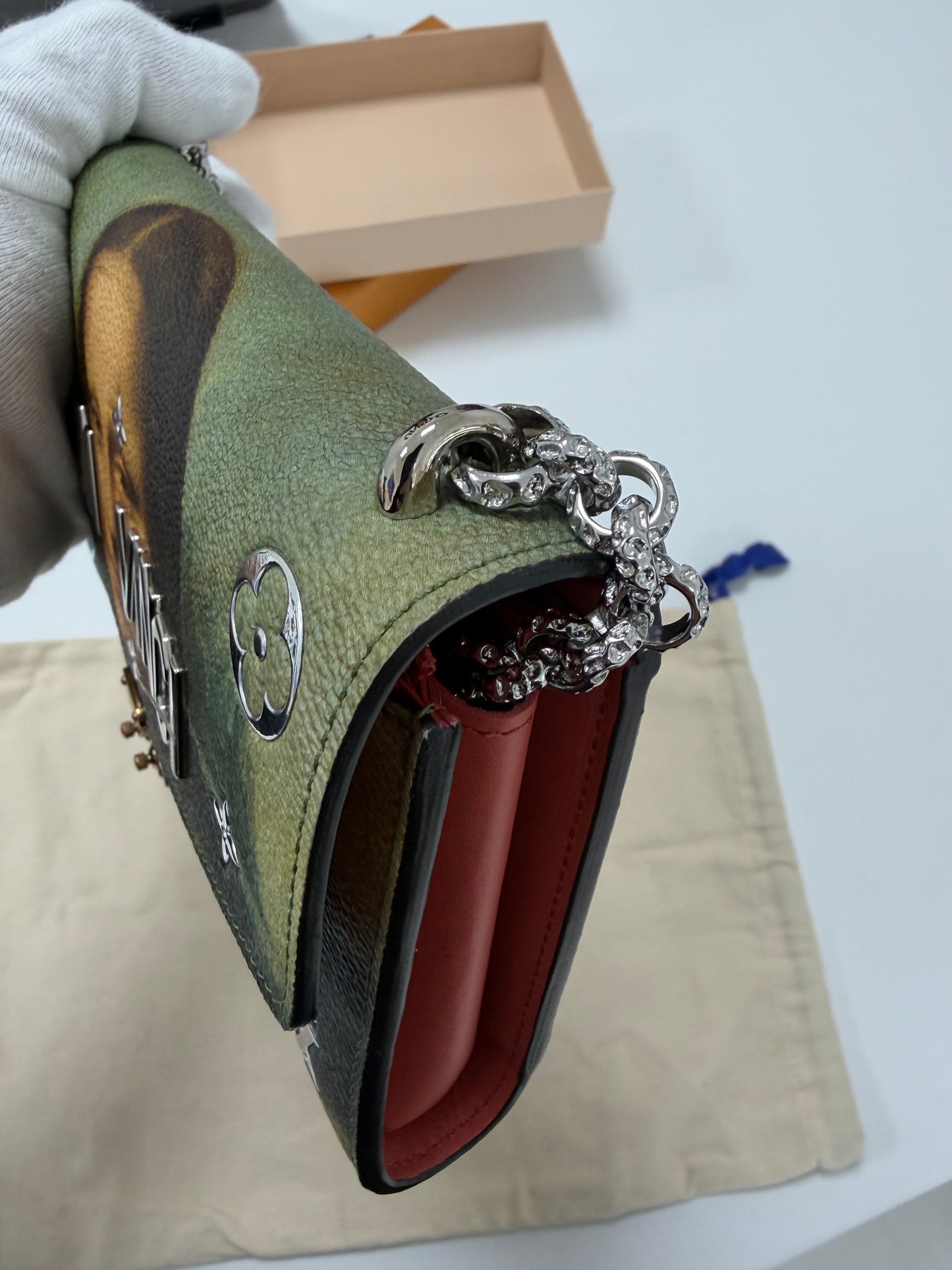 Louis Vuitton Chain Wallet Pouchette Mona Lisa - PRE OWNED