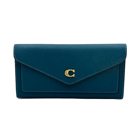 Coach Women's Wyn Soft Wallet in Deep Turquoise